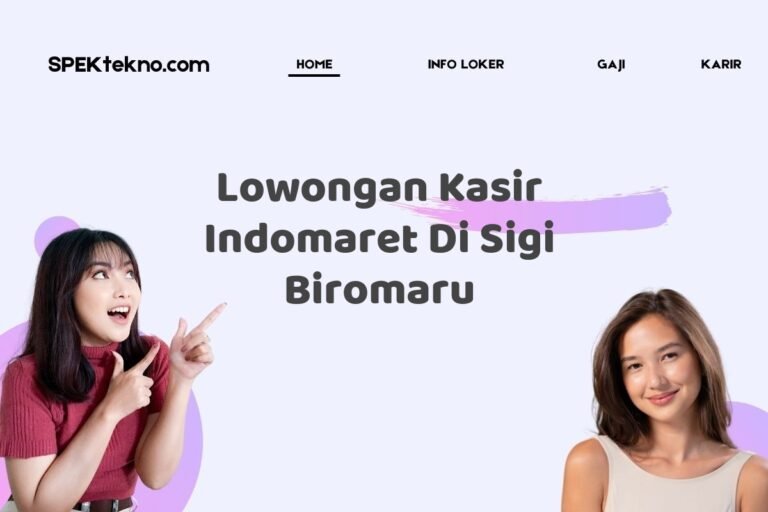 Lowongan Kasir Indomaret Di Sigi Biromaru