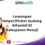 Lowongan Helper/Picker Gudang Alfamidi Di Kabupaten Mesuji