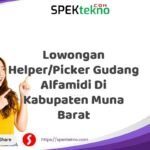 Lowongan Helper/Picker Gudang Alfamidi Di Kabupaten Muna Barat