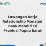 Lowongan Kerja Relationship Manager Bank Mandiri Di Provinsi Papua Barat