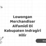 Lowongan Merchandiser Alfamidi Di Kabupaten Indragiri Hilir