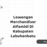 Lowongan Merchandiser Alfamidi Di Kabupaten Labuhanbatu