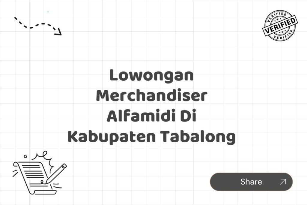 Lowongan Merchandiser Alfamidi Di Kabupaten Tabalong