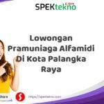 Lowongan Pramuniaga Alfamidi Di Kota Palangka Raya