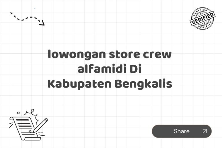 lowongan store crew alfamidi Di Kabupaten Bengkalis