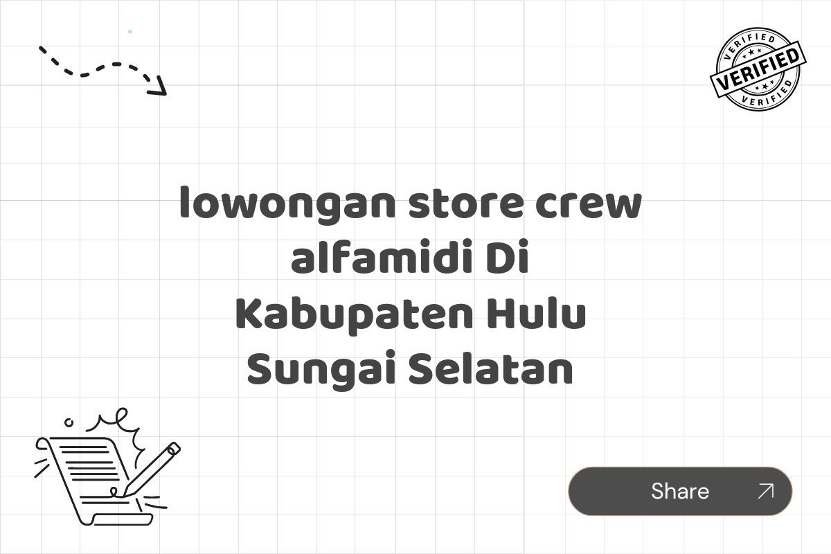 lowongan store crew alfamidi Di Kabupaten Hulu Sungai Selatan