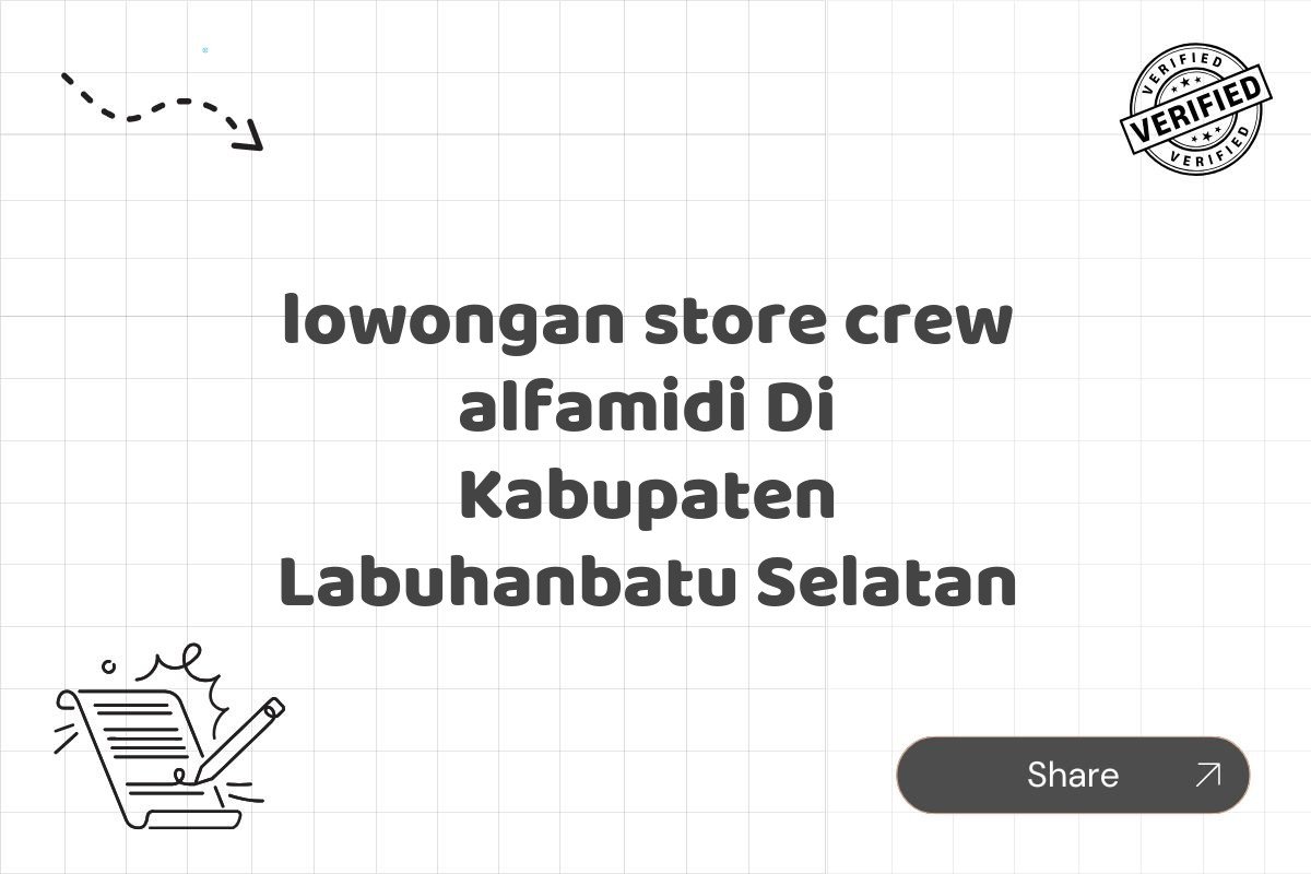 lowongan store crew alfamidi Di Kabupaten Labuhanbatu Selatan