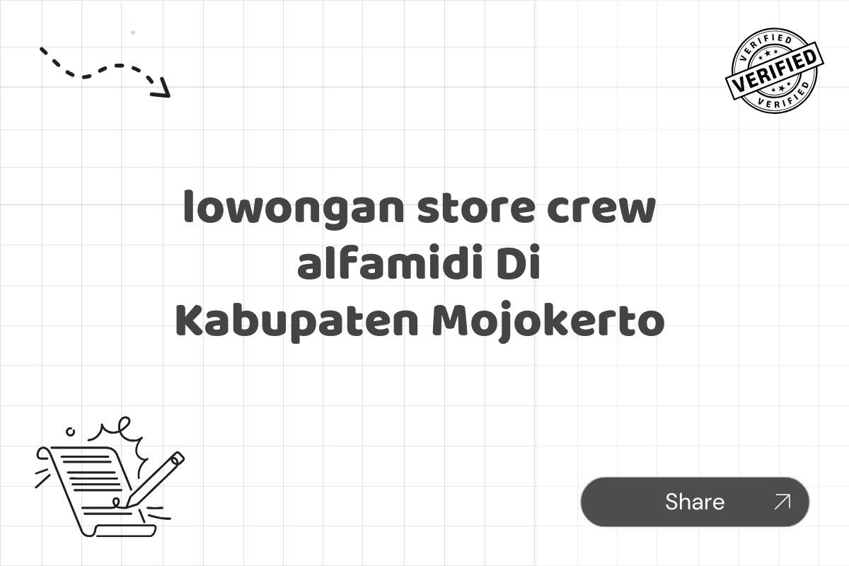 lowongan store crew alfamidi Di Kabupaten Mojokerto