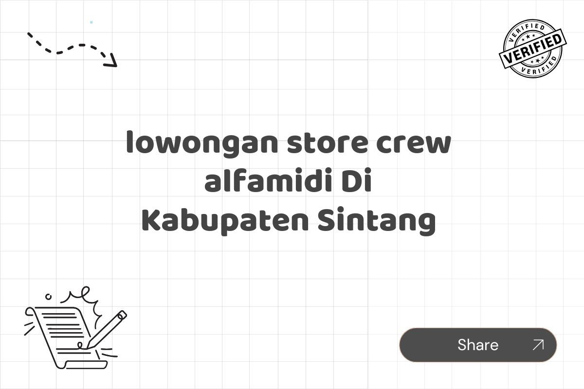 lowongan store crew alfamidi Di Kabupaten Sintang