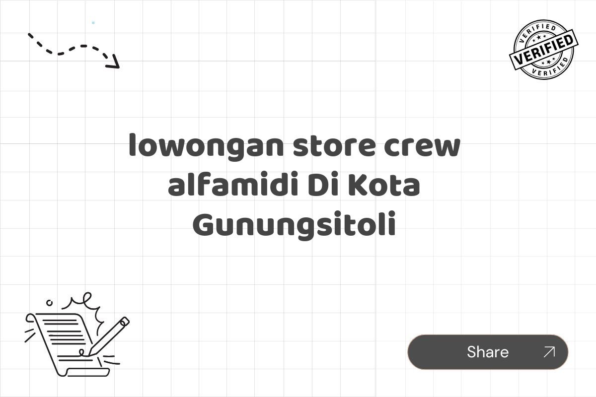 lowongan store crew alfamidi Di Kota Gunungsitoli