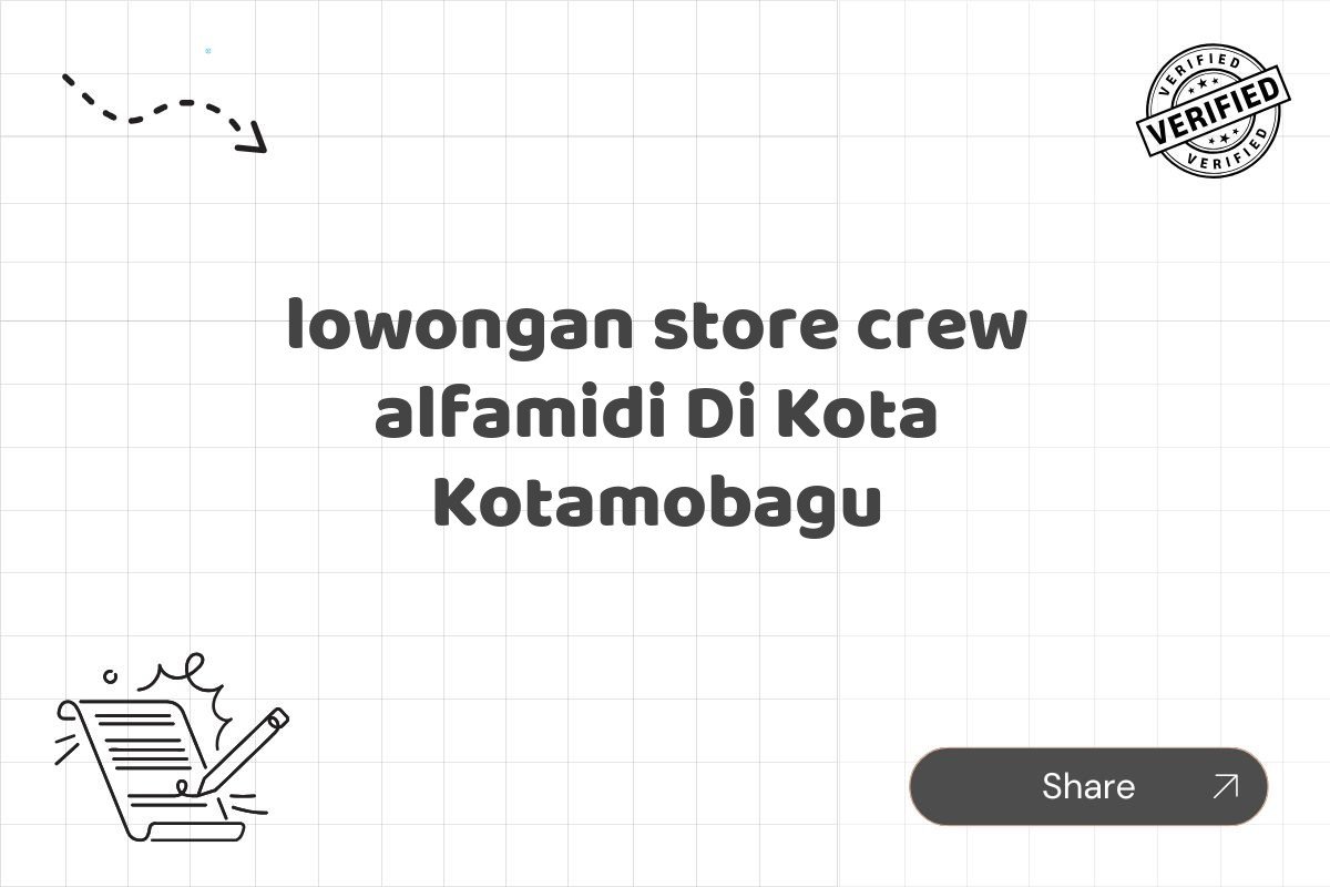 lowongan store crew alfamidi Di Kota Kotamobagu