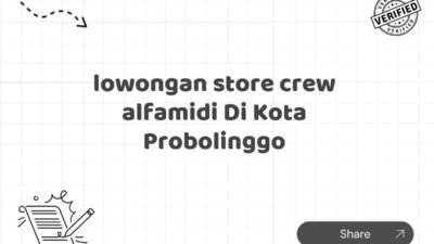 lowongan store crew alfamidi Di Kota Probolinggo