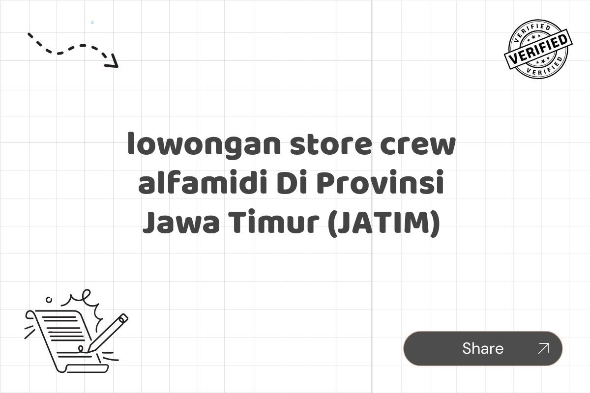 lowongan store crew alfamidi Di Provinsi Jawa Timur (JATIM)