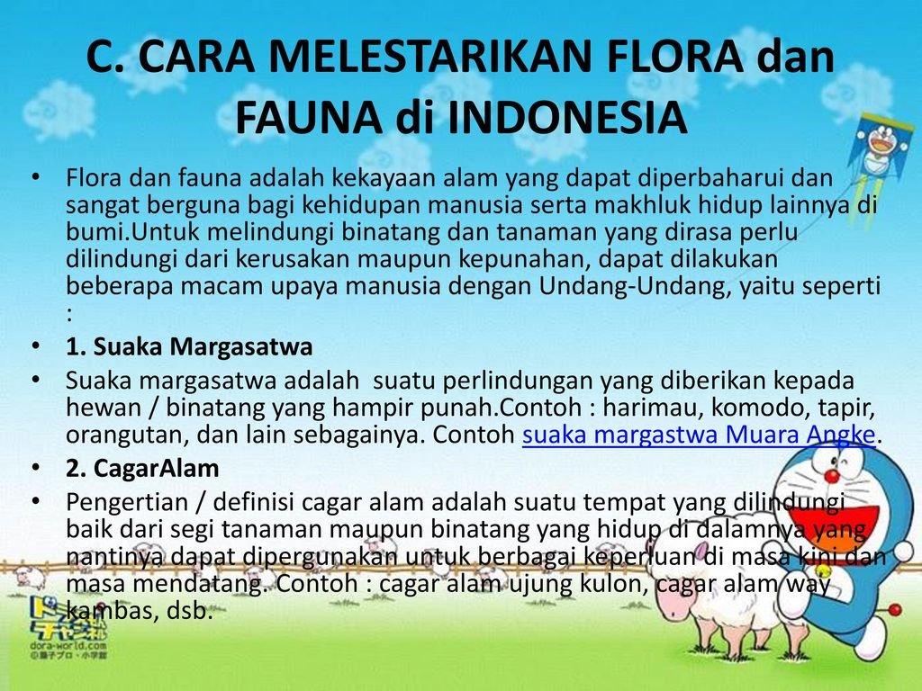 Manfaat Flora Dan Fauna Bagi Kehidupan Manusia